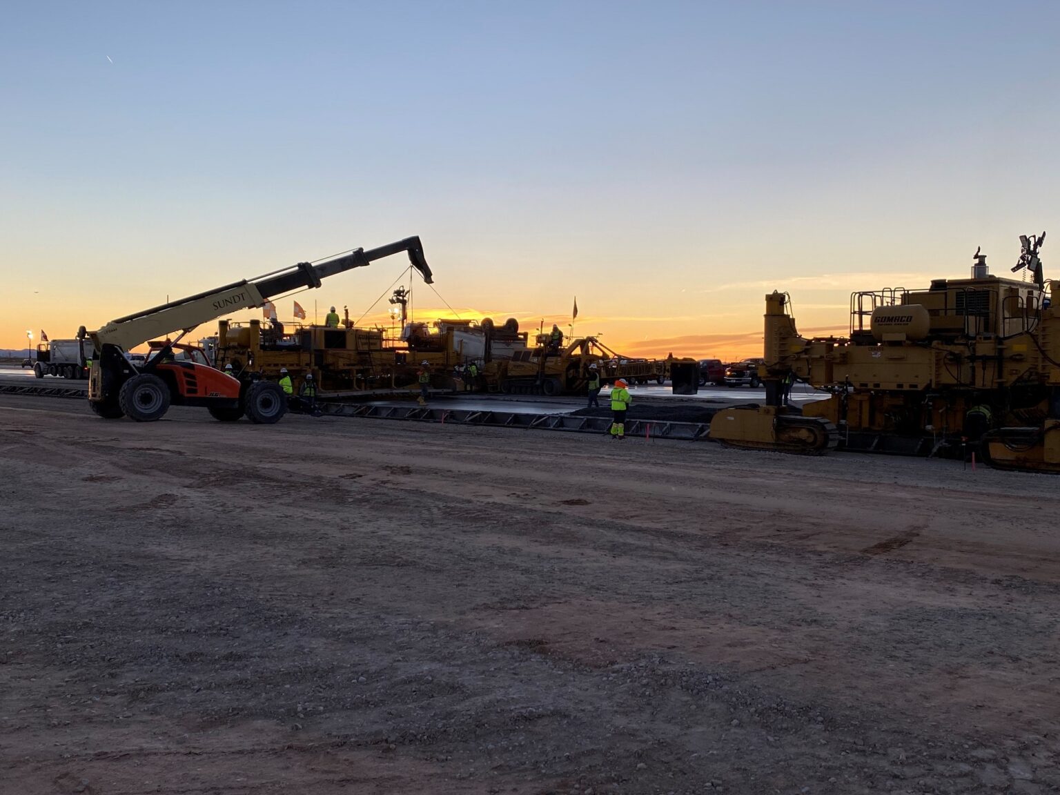 Double Strike-off Paving at Biggs Airfield Showcases Team Chemistry and ...